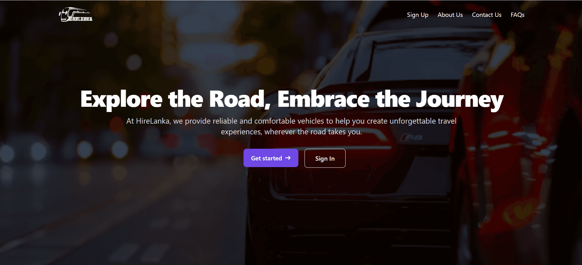 HireLanka - Vehicle Booking System